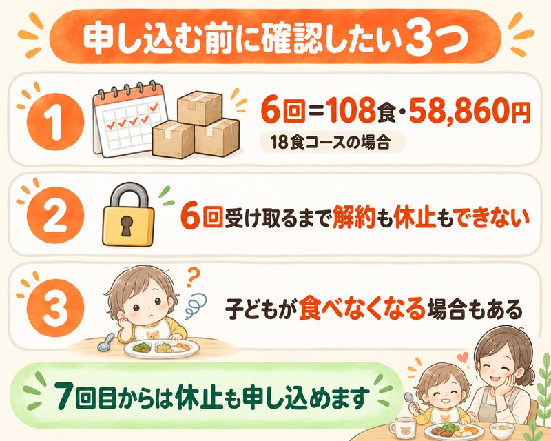 がんばる家族応援コースを申し込む前に確認したい3つのこと